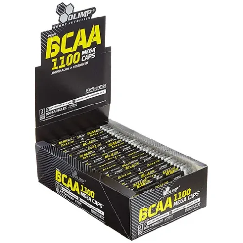 BCAA Mega Caps 1100 mg / 900 Caps (150 дози) / 500g - OLIMP