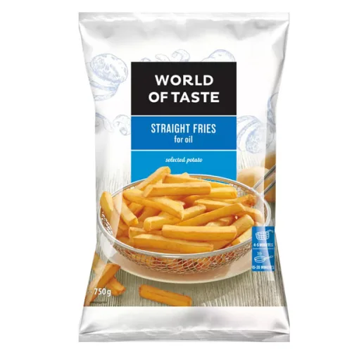 Пържени картофи замразени World of Taste 1кг.