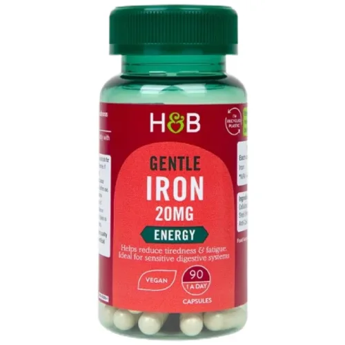 Gentle Iron 20 mg / 90 капсули, 90 дози - Holland And Barrett