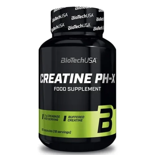 Creatine pH-X / 90 Caps / 90g - BioTech USA