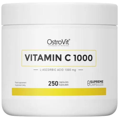 Vitamin C 1000 mg / 250 капсули, 250 дози - OstroVit
