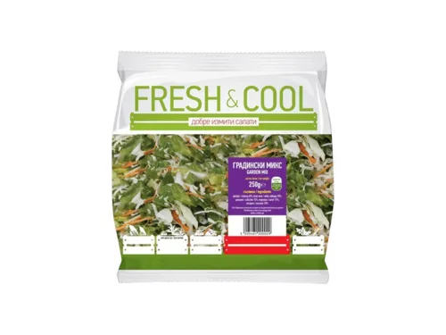Салата Градински Микс 250гр Fresh&Cool