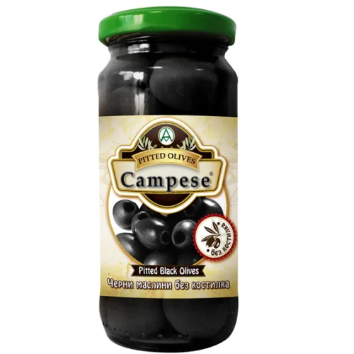 Черни маслини без костилка Campese 235гр. - Campese