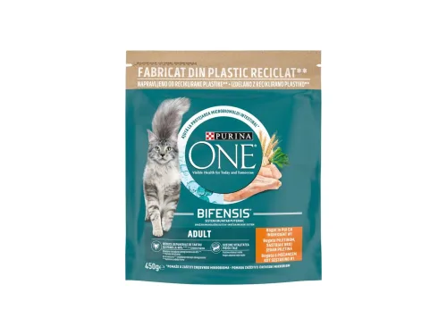 Храна за Котки Purina One Adult Суха Пиле 450гр.