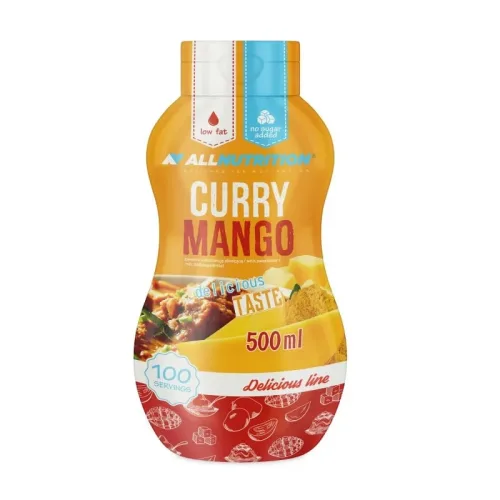 Sauce Curry Mango - Диетичен Сос, Разфасовка 500ml - Allnutrition