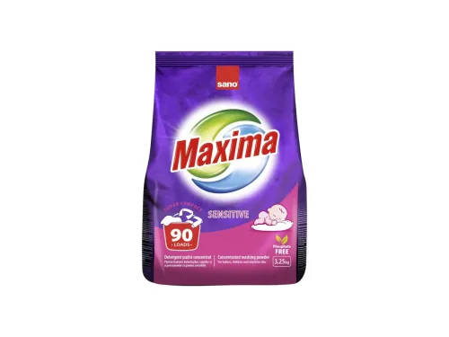Прах За Пране Sano Maxima Сензитив 3.25Кг 90 Пранета