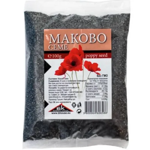 Маково семе БК 100гр. - Бизнес къща