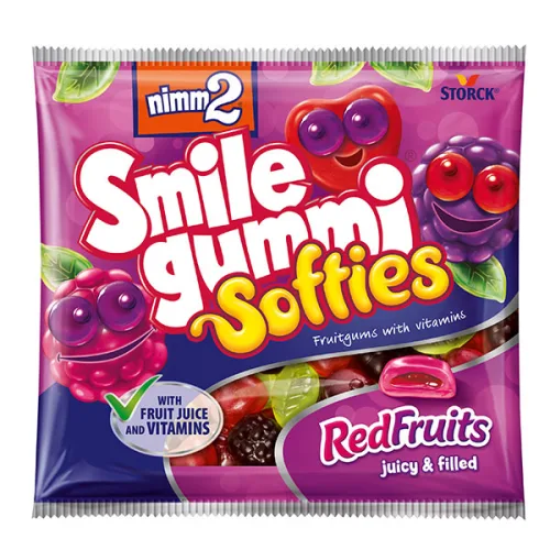 Желирани бонбони Smile Gummi Softies Red Fruits 90гр. - Smile Gummi