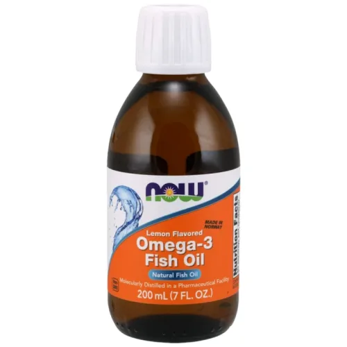 Omega 3 Liquid (40 дози) / 200 мл - NOW Foods