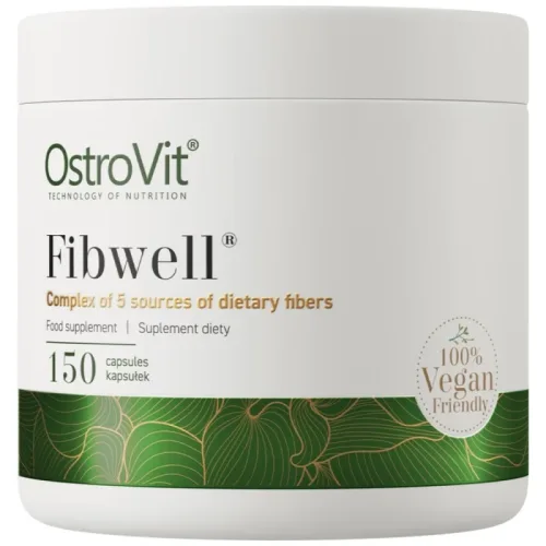 Fibwell® Caps | Complex of 5 Sources of Dietary Fibers / 150 капсули, 30 дози - OstroVit