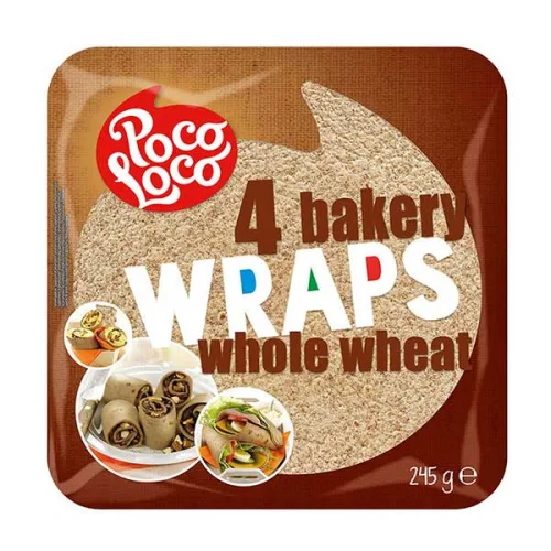 Тортили пълнозърнести Poco Loco 4бр./25см. 245гр. - Poco Loco
