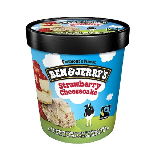 Сладолед ягодов чийзкейк Ben&Jerry`s 465мл. 416гр. - Ben & Jerry's