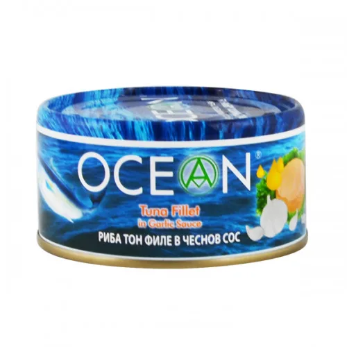 Риба тон филе в чеснов сос Ocean 185гр. - Ocean
