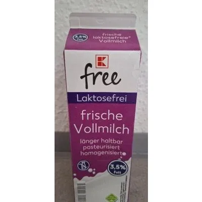 Прясно безлактозно пълномаслено мляко / Fresh Lactose-Free Whole Milk - K free