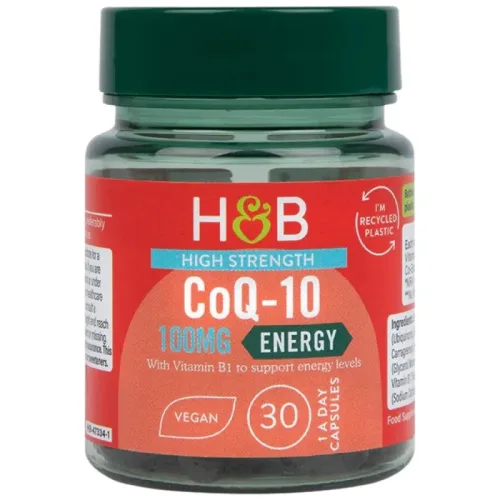 High Strength CoQ-10 100 mg / 30 капсули, 30 дози - Holland And Barrett