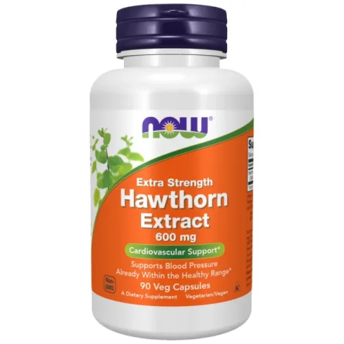 Hawthorn Extract 600 mg | Extra Strength (90 дози) / 90 капсули - NOW Foods