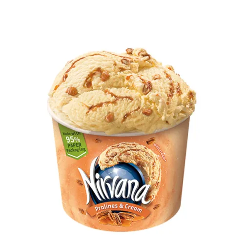 Сладолед Nirvana Pralines Nestle 150мл. - Nirvana