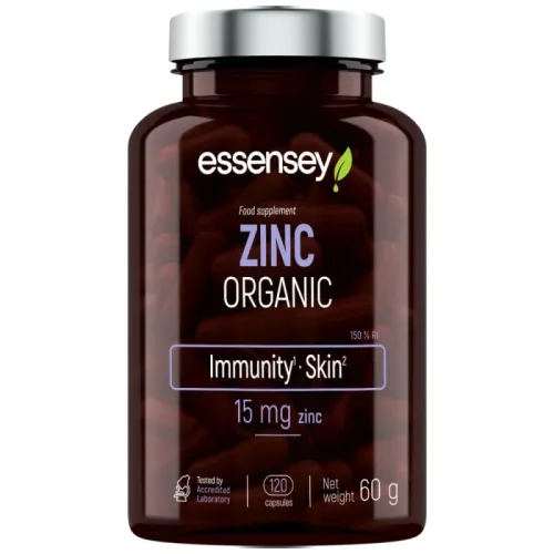 Zinc Organic 15 mg / 120 капсули, 120 дози - Essensey