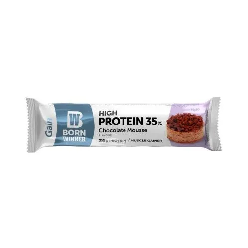 Gain Protein Bar, шоколадов мус, 75 g, Born Winner - Born Winner