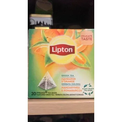 Зелен чай с мандарина и портокал / Green tea Mandarin Orange - Lipton