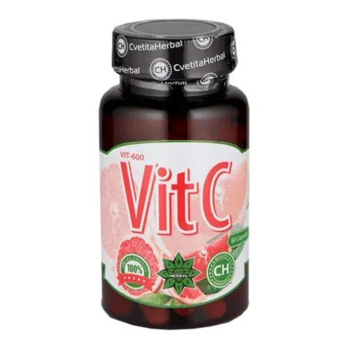 Vit C 600mg. / 30 Caps - Cvetita Herbal