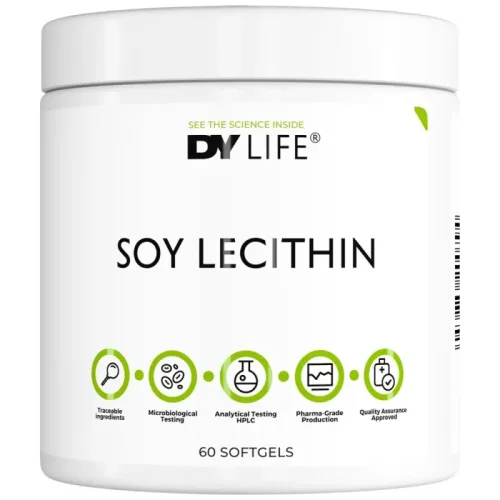 DY Life Soy Lecithin 1200 mg (60 дози) / 60 Гел капсули - Dorian Yates Nutrition