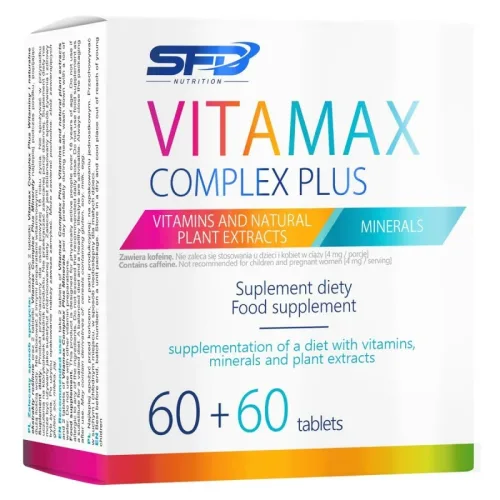 VitaMax Complex Plus - Мултивитамини, Разфасовка 60 + 60 tabs - SFD
