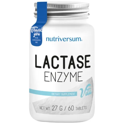 Lactase Enzyme / 60 Таблетки, 60 дози - Nutriversum