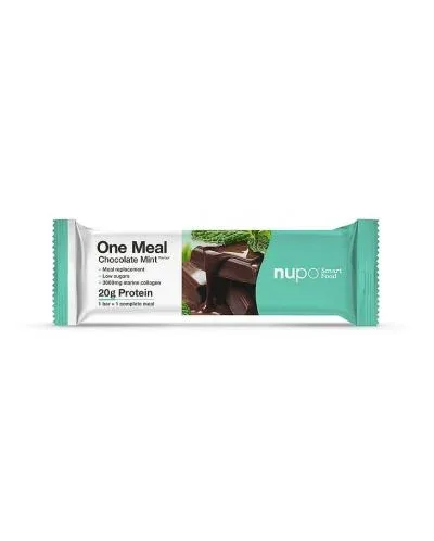 One Meal Протеинов бар, шоколад и мента, 60 g, Nupo - Nupo