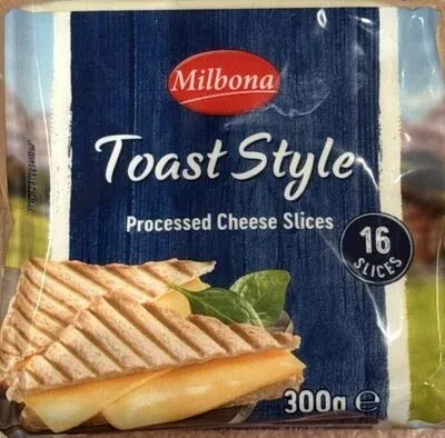 Слайсове от обработено сирене Toast Style / Toast Style Processed Cheese Slices - Milbona