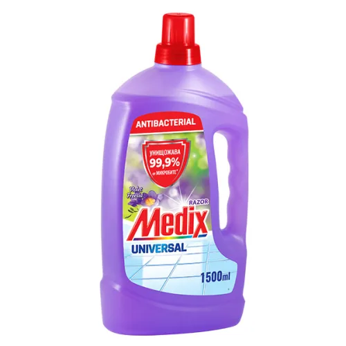 Универсален препарат за под антибактериален Violet Freesia Medix 1,5л. - Medix