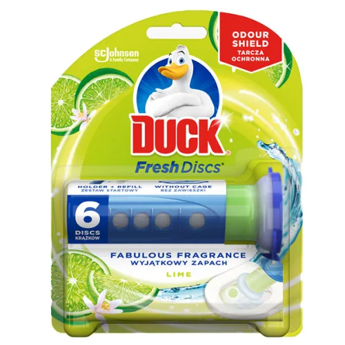 Тоалетно блокче Fresh Discs Duck Lime 36мл. - Duck