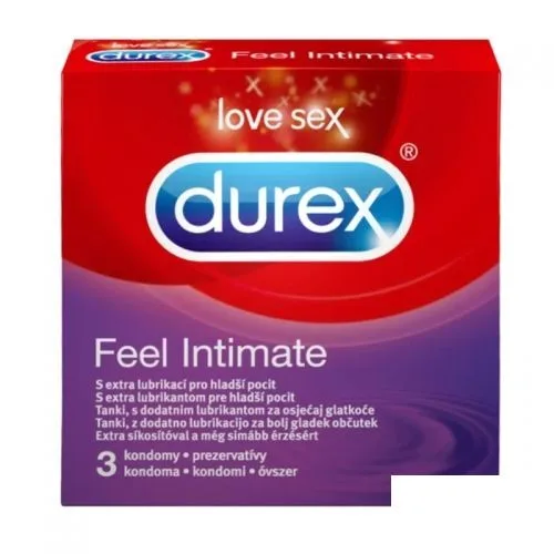 Презервативи Durex Feel Intimate 3бр. в кут. - Durex