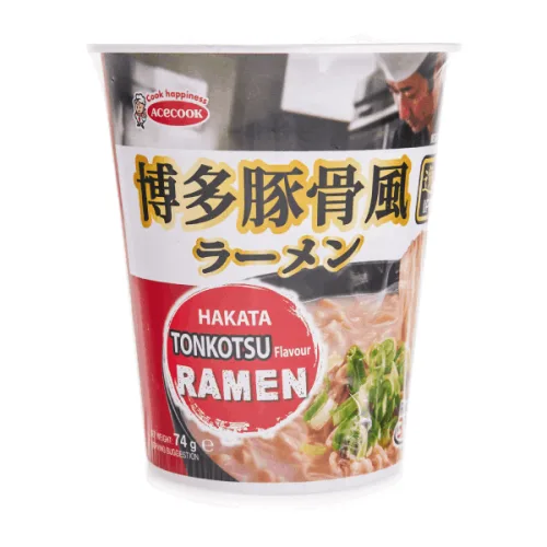 Инстантни нудли Рамен в чаша Tonkotsu Ippin 73гр.
