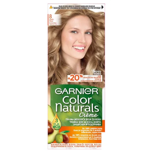 Боя за коса Garnier Naturals естествен светло рус №8 - Garnier