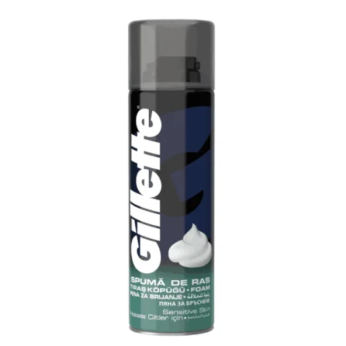 Пяна за бръснене Gillette Sensetive 200мл. - Gillette