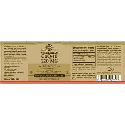 Vegetarian CoQ-10 120 mg - Solgar