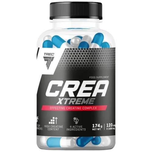 Crea Xtreme | Creatine Matrix / 120 капсули, 30 дози - Trec Nutrition