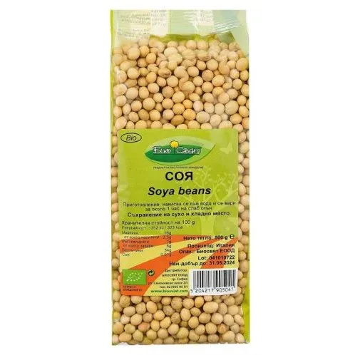 Био соя, 500 g, Биосвят - Биосвят