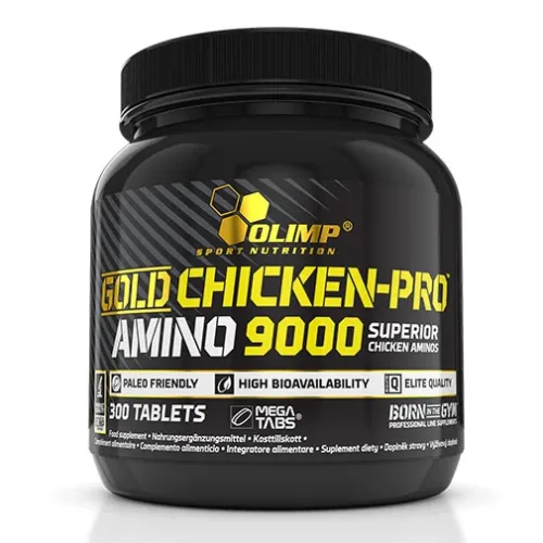 Gold Chicken Pro Amino 9000 / 300 Tabs - OLIMP