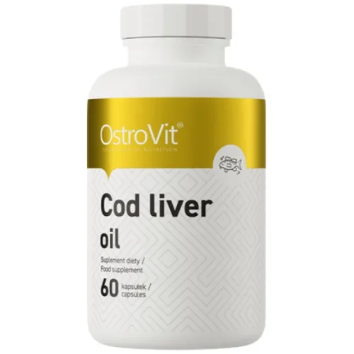 Cod Liver Oil 500 mg / 60 Гел капсули, 60 дози - OstroVit