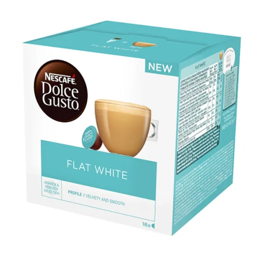 Кафе  Dolce Gusto Flat White капсули 16бр. - Dolce Gusto