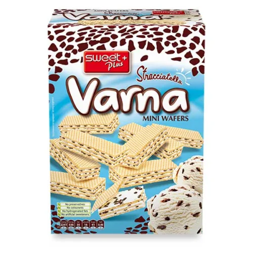 Вафли с крем страчитела Varna family pack Sweet Plus 240гр.