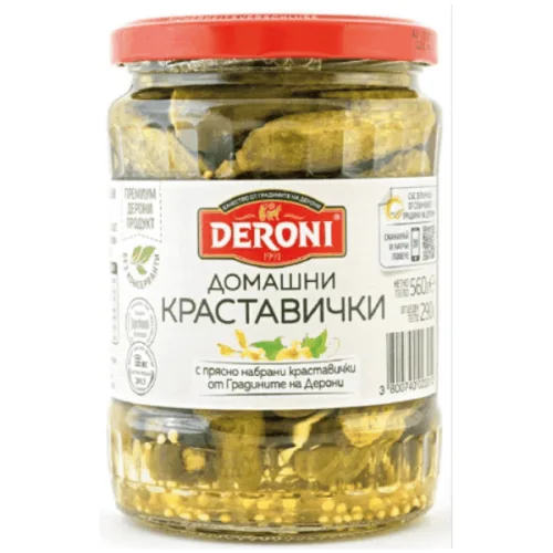 Краставички домашни Дерони 560гр. - Deroni