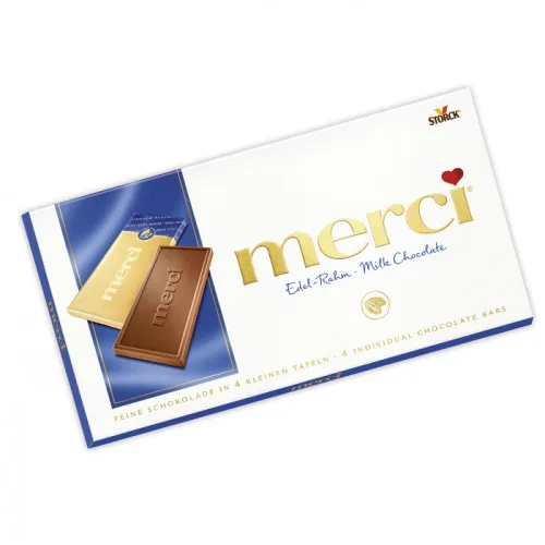 Шоколад Merci млечен 100гр. - Merci