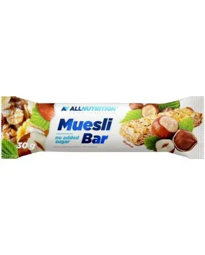 Muesli Bar, лешник, 30 g, AllNutrition - AllNutrition