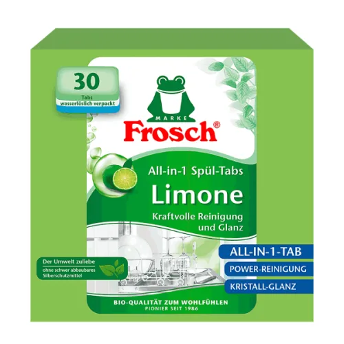 Капсули за съдомиялна All in 1 Frosch Limone 30 бр.