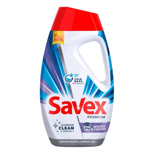 Течен перилен препарат Savex White and Colors 960мл. - Savex