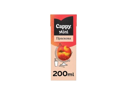 Нектар Cappy Праскова 200мл Тетрапак