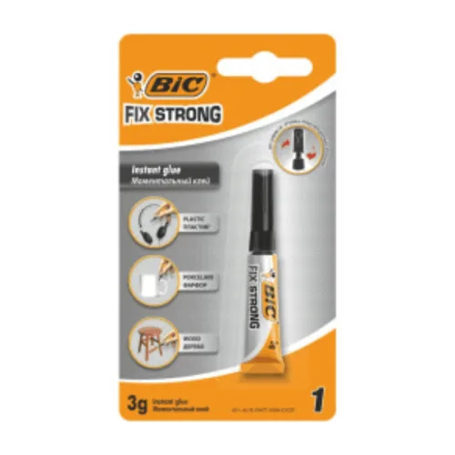 Моментно лепило bic fix strong 30гр.